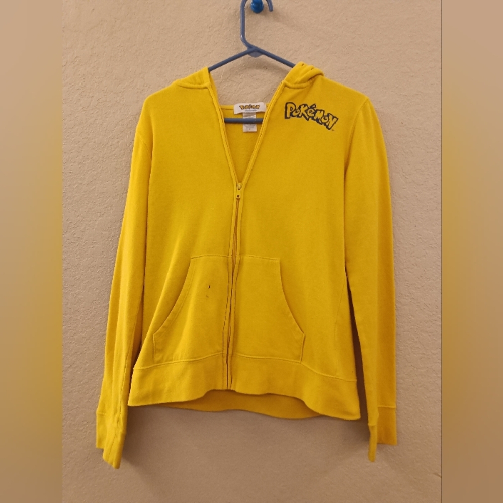 Pokemon Yellow Pikachu Zip-Up Hoodie